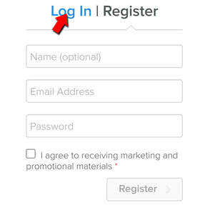 Marker showing how to log in to the Werking on Extremities Online Learning Program