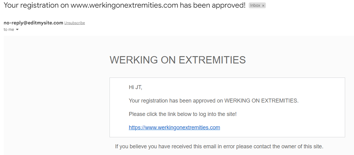 Screenshot showing the Werking on Exremiies online learning courses